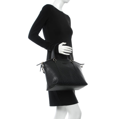 Gucci Soft Microguccissima Dome Satchel Black 2 of 9