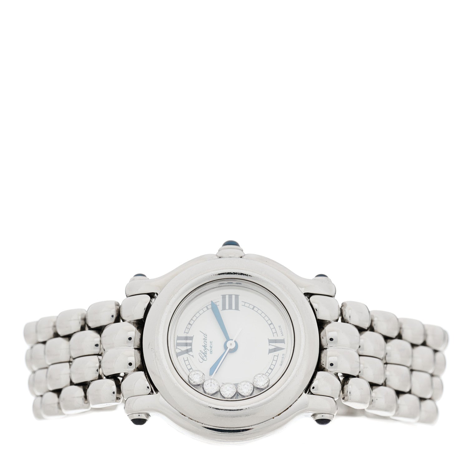 Chopard Stainless Steel 5 Diamond 26mm Happy Sport Quartz Watch 2 of 4