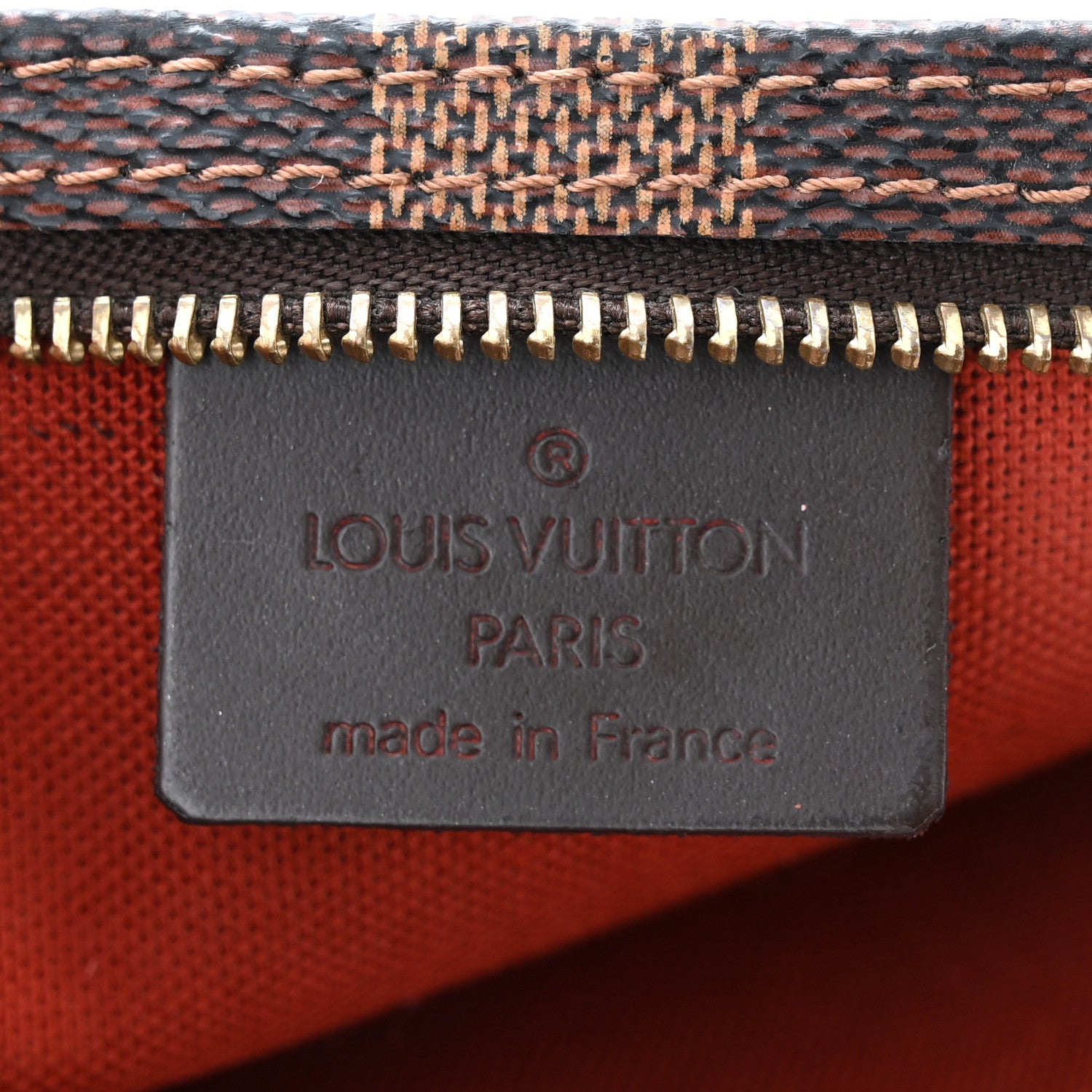 Louis Vuitton Damier Ebene Navona Pochette Accessories 6 of 10