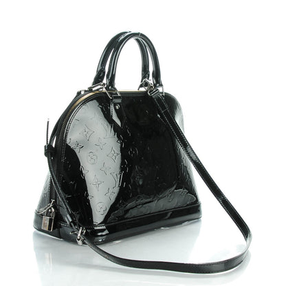 Louis Vuitton Vernis Alma PM Noir Magnetique 3 of 10