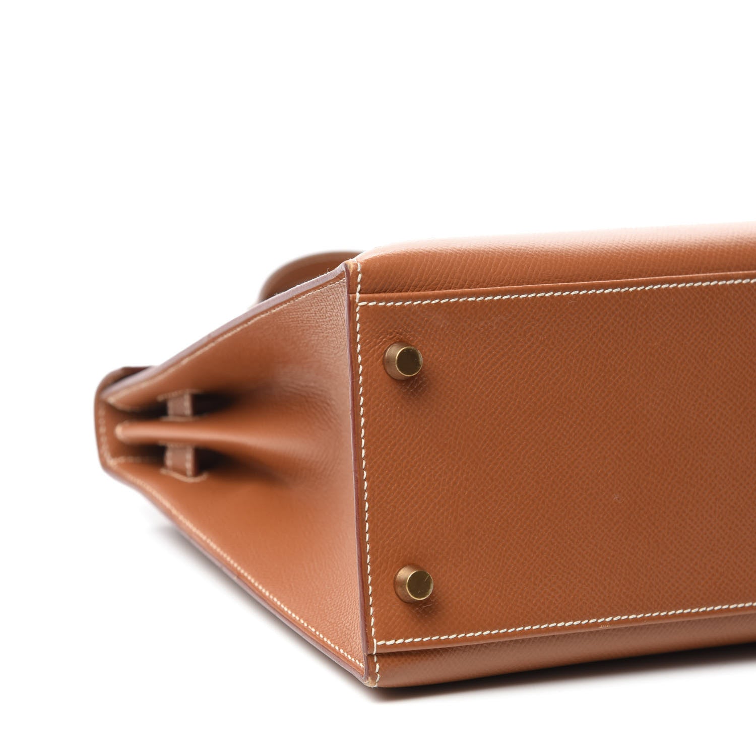 Hermes Courchevel Kelly Sellier 32 Gold 6 of 14