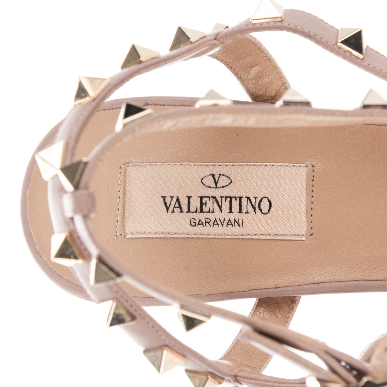 Valentino Garavani Patent Nappa Rockstud Ankle Strap 65mm Pumps 40 Black Poudre 7 of 7