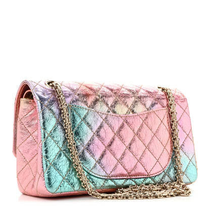 Chanel Metallic Goatskin Quilted 2.55 Reissue 225 Flap Multicolor 3 of 12