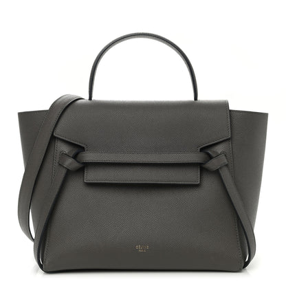 Celine Grained Calfskin Micro Belt Bag Grey 1 of 10