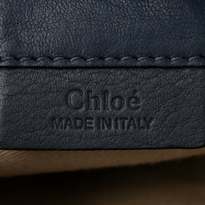 Chloe Suede Calfskin Mini Faye Backpack Deep Ocean 6 of 10
