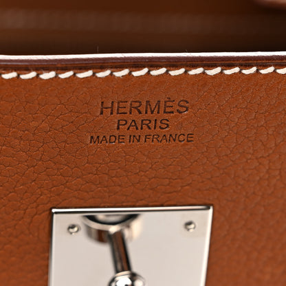 Hermes Natural Barenia Faubourg Birkin 30 Fauve 6 of 17