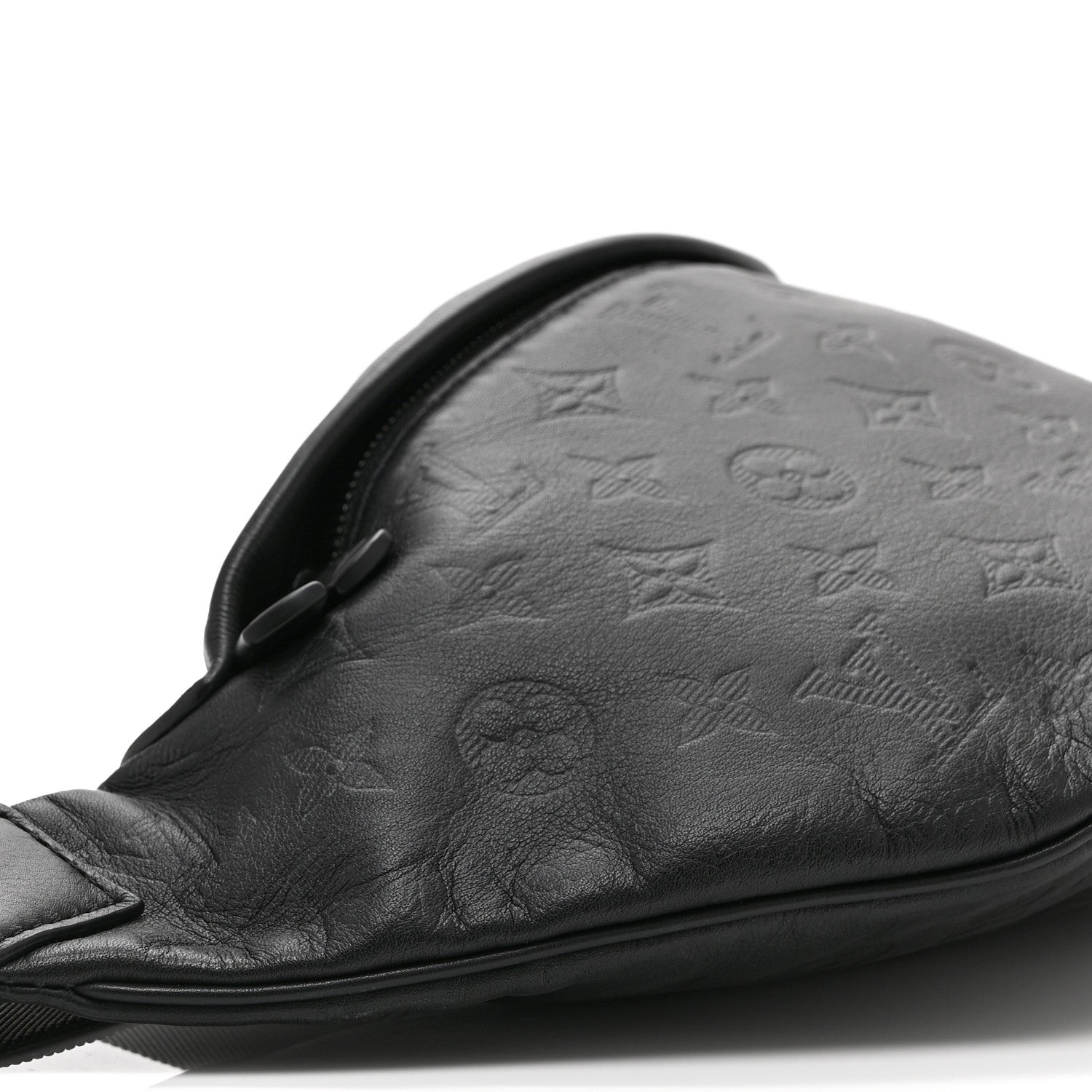 Louis Vuitton Calfskin Monogram Shadow Discovery Bumbag Black 8 of 9