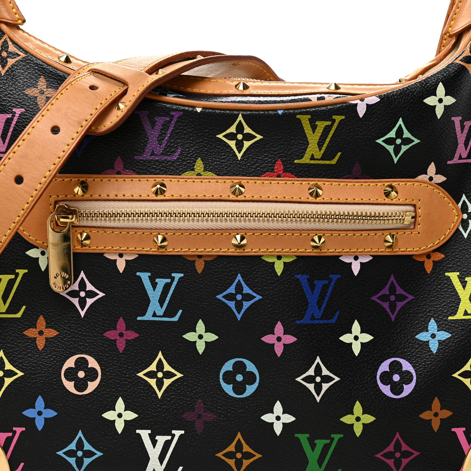 Louis Vuitton Monogram Multicolor Boulogne Black 7 of 10