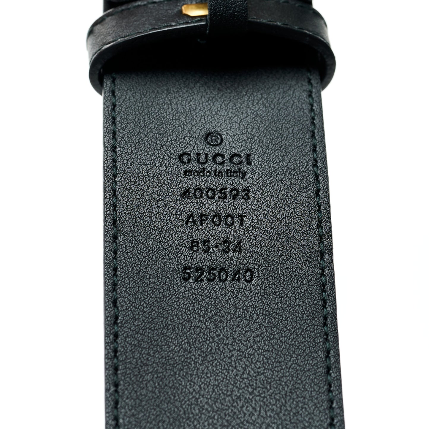 Calfskin Double G 40mm Belt 85 34 Black