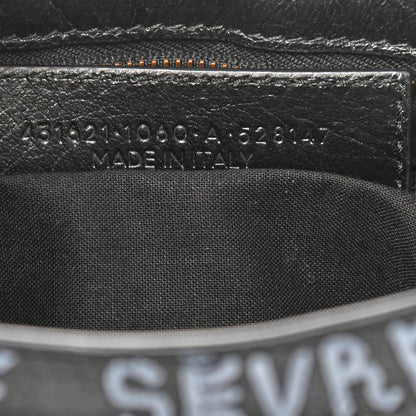 Balenciaga Agneau Graffiti All Over Classic Hardware S City Black Multicolor 9 of 9