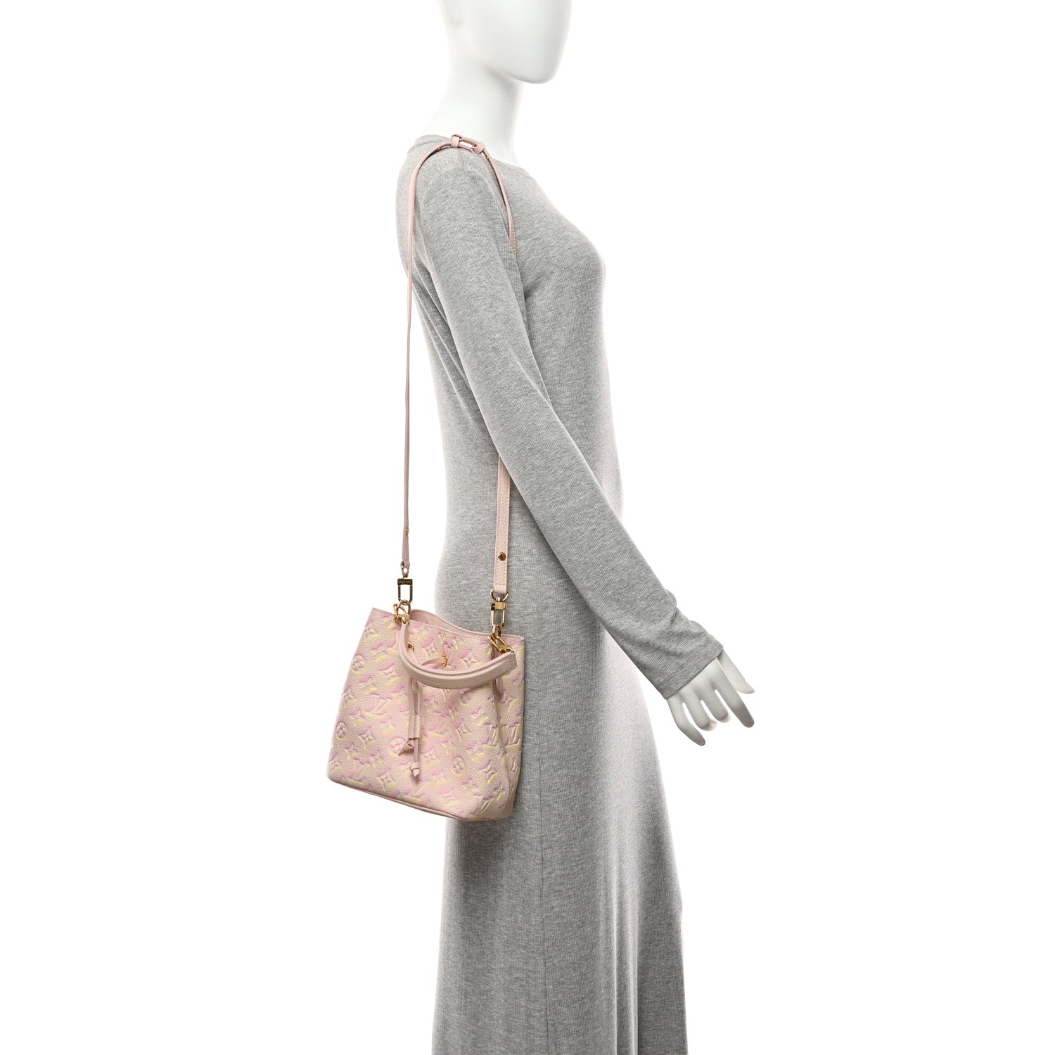 Louis Vuitton Empreinte Monogram Summer Stardust Neonoe BB Pink 2 of 9