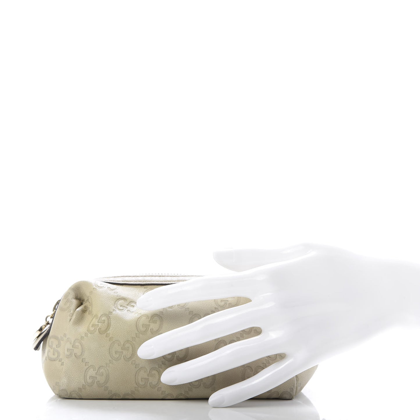 Guccissima Small Cosmetic Pouch Off White