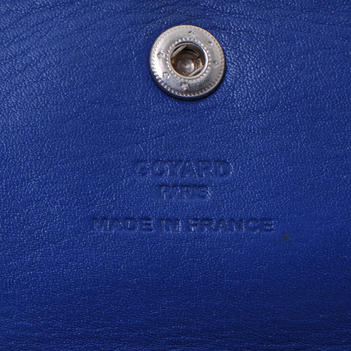 Goyardine Pouch Blue
