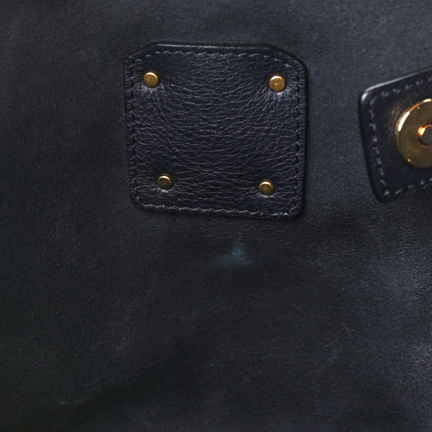 Smooth Calfskin Medium Vick Tote Full Blue