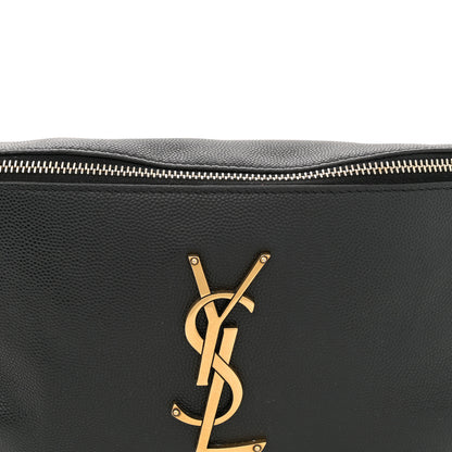 Saint Laurent Grain De Poudre Monogram Belt Bag Black 8 of 13