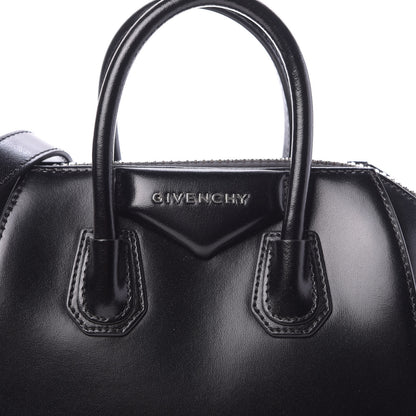 Givenchy Shiny Lord Calfskin Mini Antigona Black 10 of 10