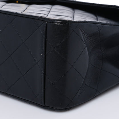 Chanel Lambskin Quilted XL Jumbo Single Flap Black 9 of 10
