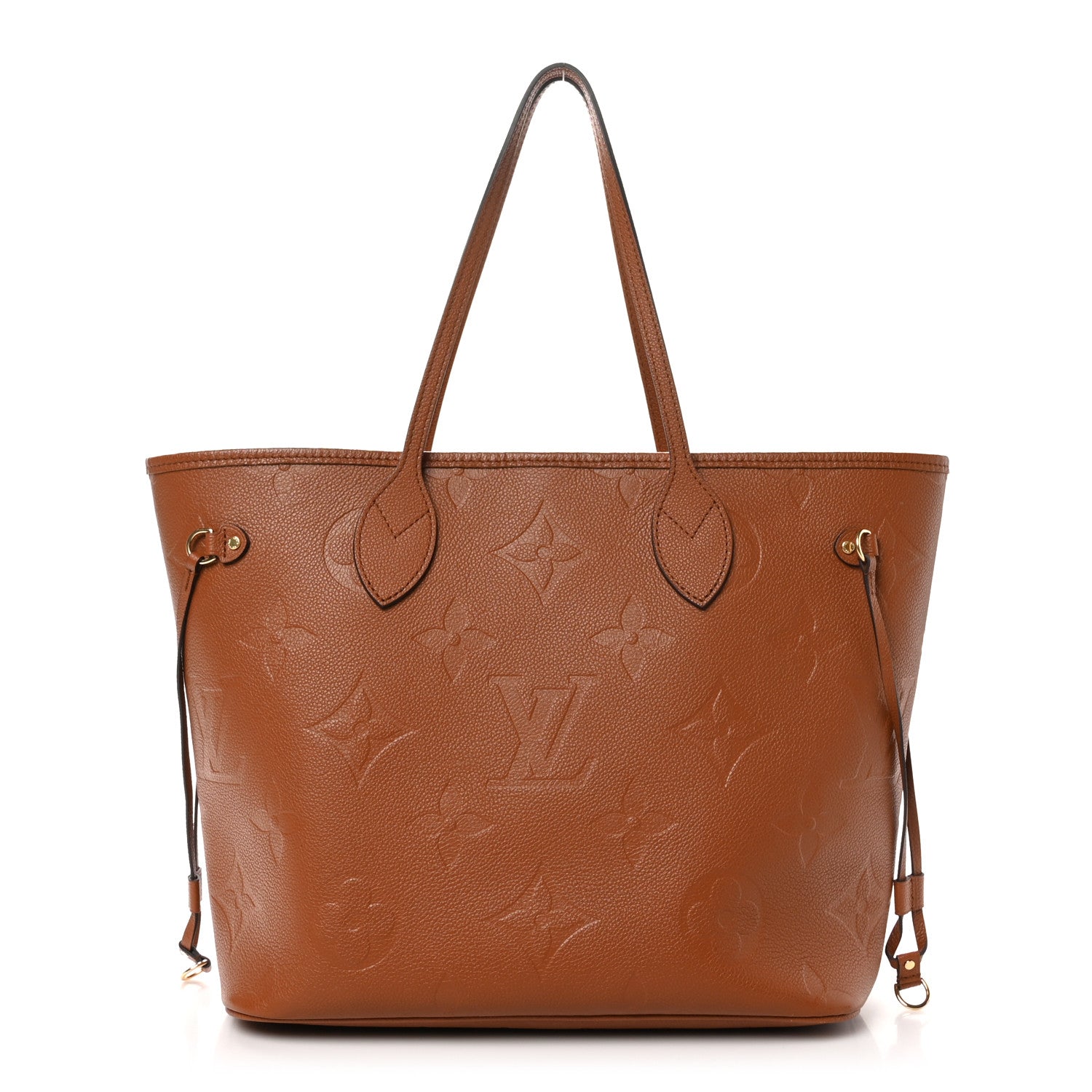 Louis Vuitton Empreinte Monogram Giant Neverfull MM Cognac 1 of 11