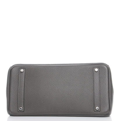 Hermes Taurillon Clemence Birkin 35 Graphite 6 of 24
