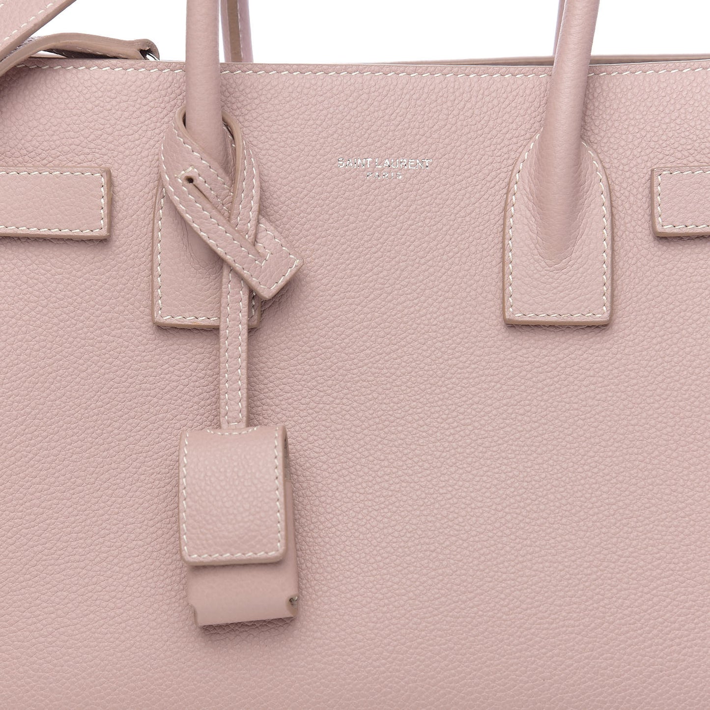 Grained Calfskin Baby Sac De Jour Antique Rose