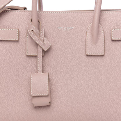 Saint Laurent Grained Calfskin Baby Sac De Jour Antique Rose 8 of 8