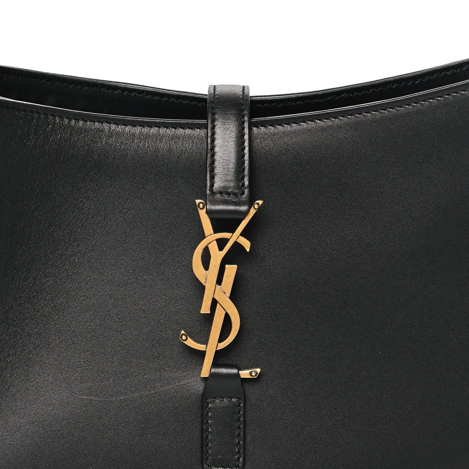 Saint Laurent Smooth Calfskin Le 5 A 7 Hobo Black 8 of 10