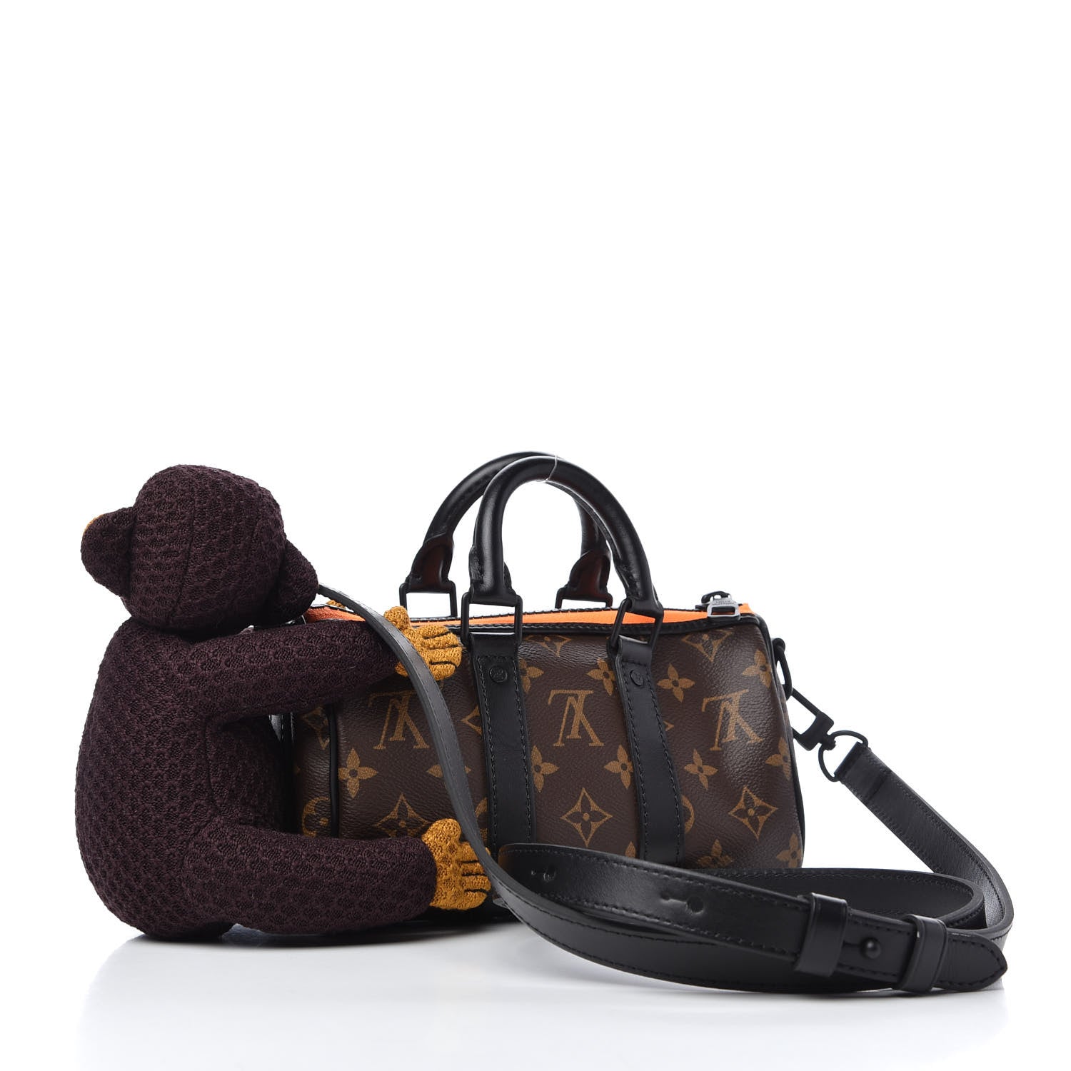 LOUIS VUITTON⭐️アシンメトリカルケープ Louis Vuitton Monogram Monkey Puppet LV Friends Keepall XS 762712