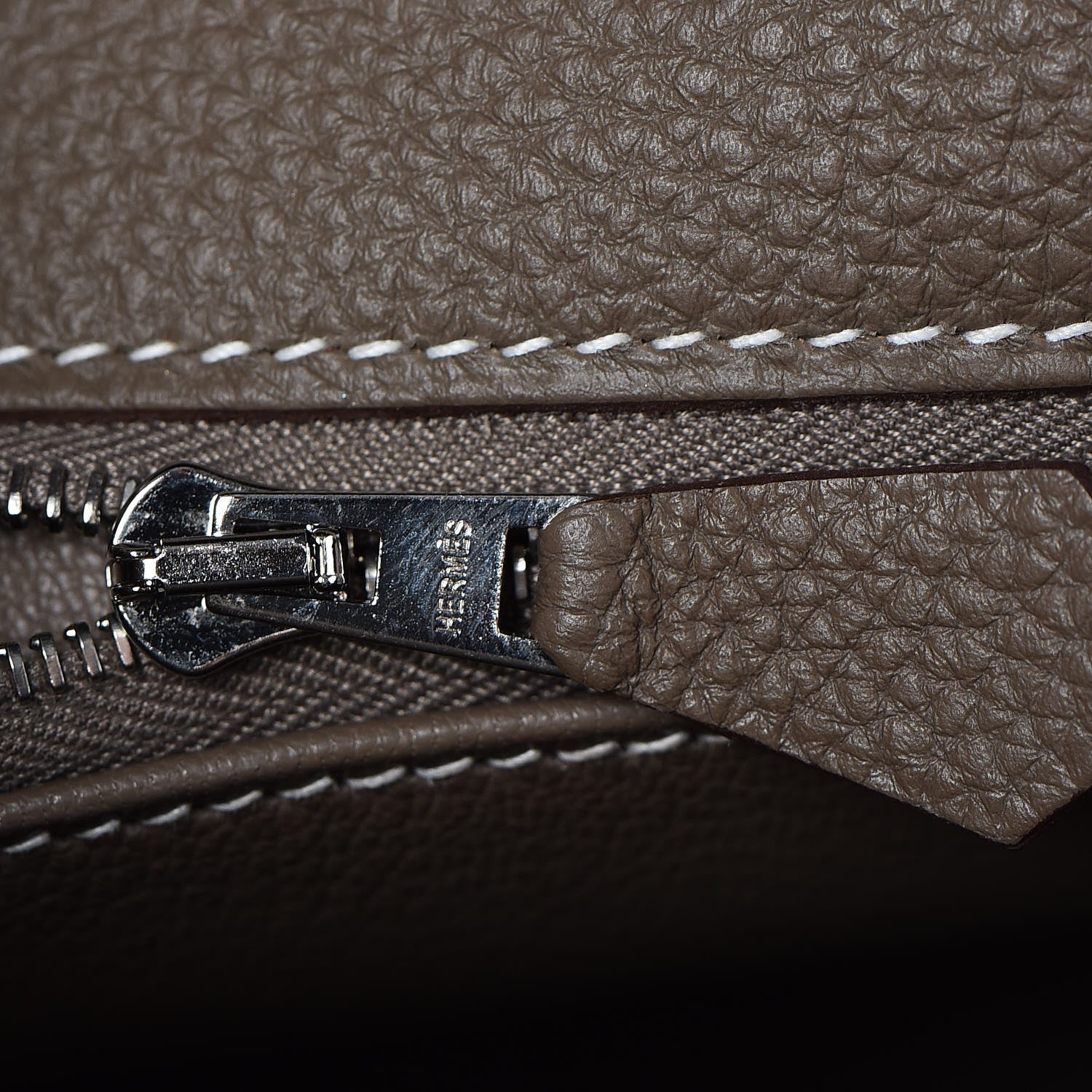 Hermes Togo Kelly Retourne 28 Etoupe 19 of 36