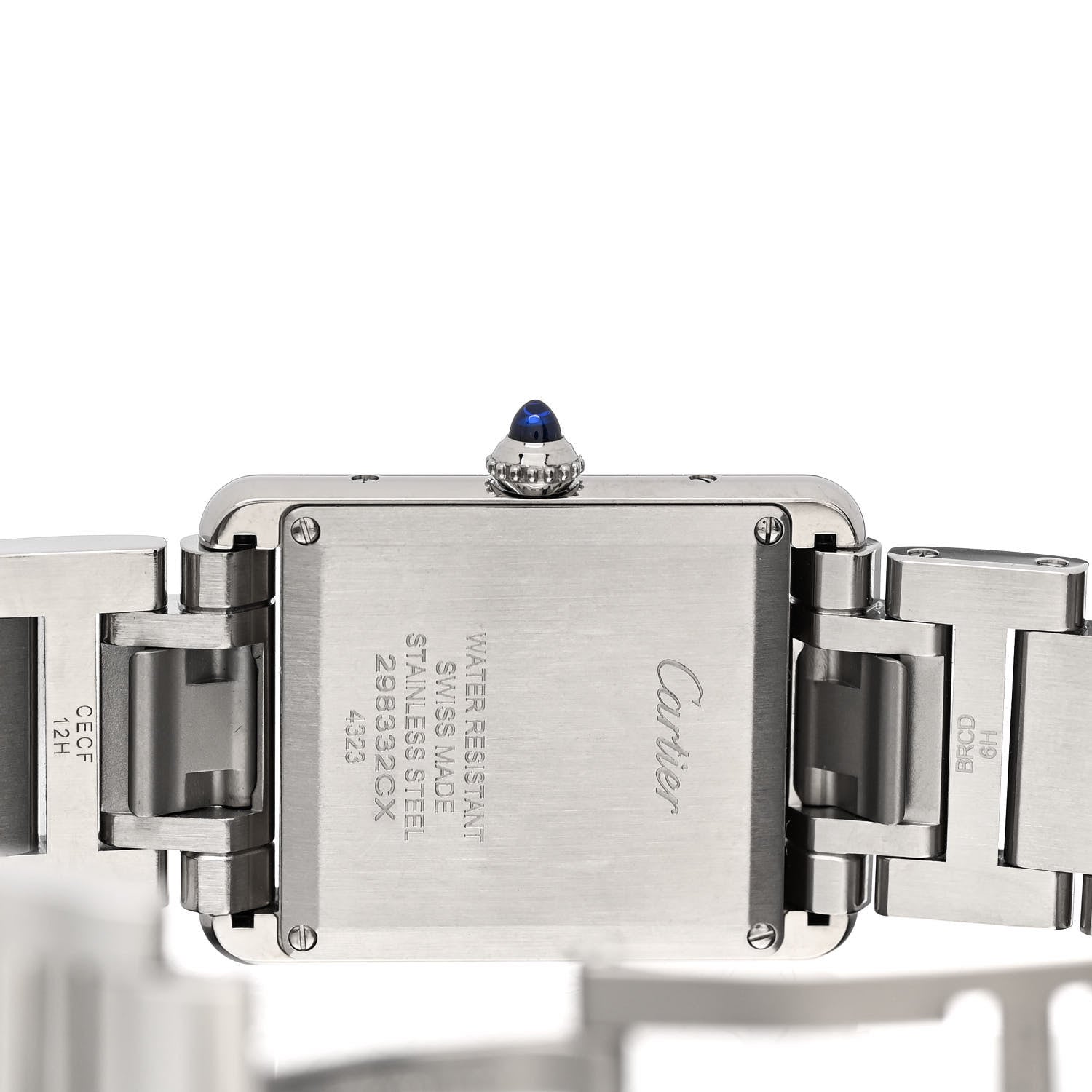 Cartier Stainless Steel 25mm Must de Cartier Tank Quartz Watch 4 of 5