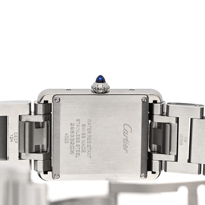 Cartier Stainless Steel 25mm Must de Cartier Tank Quartz Watch 4 of 5