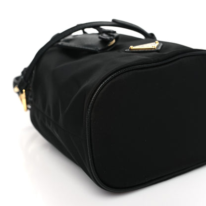 Prada Re-Nylon Saffiano Mini Re-Edition 1978 Bucket Bag Black 7 of 8