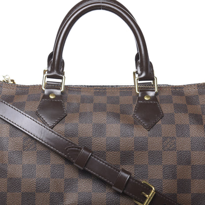 Louis Vuitton Damier Ebene Speedy Bandouliere 30 29 of 31