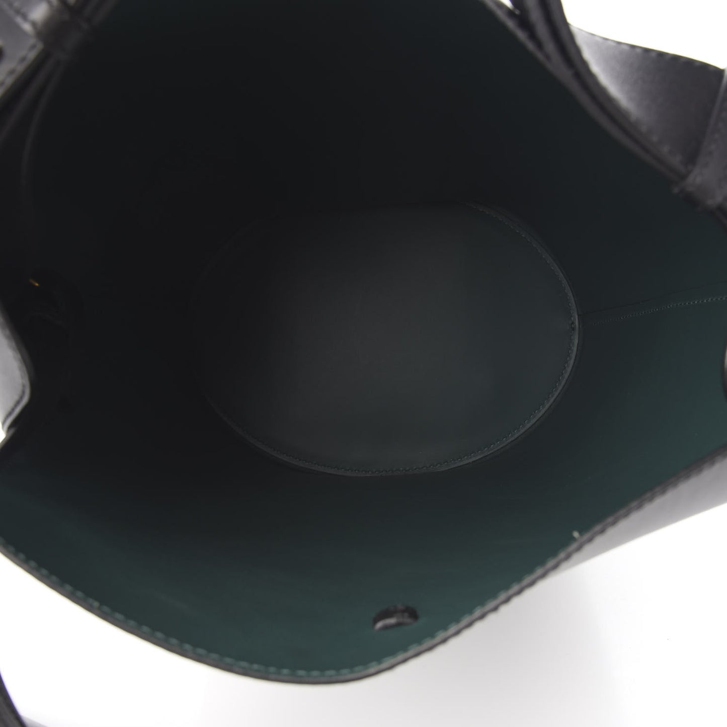 Supple Calfskin Large Bucket Black