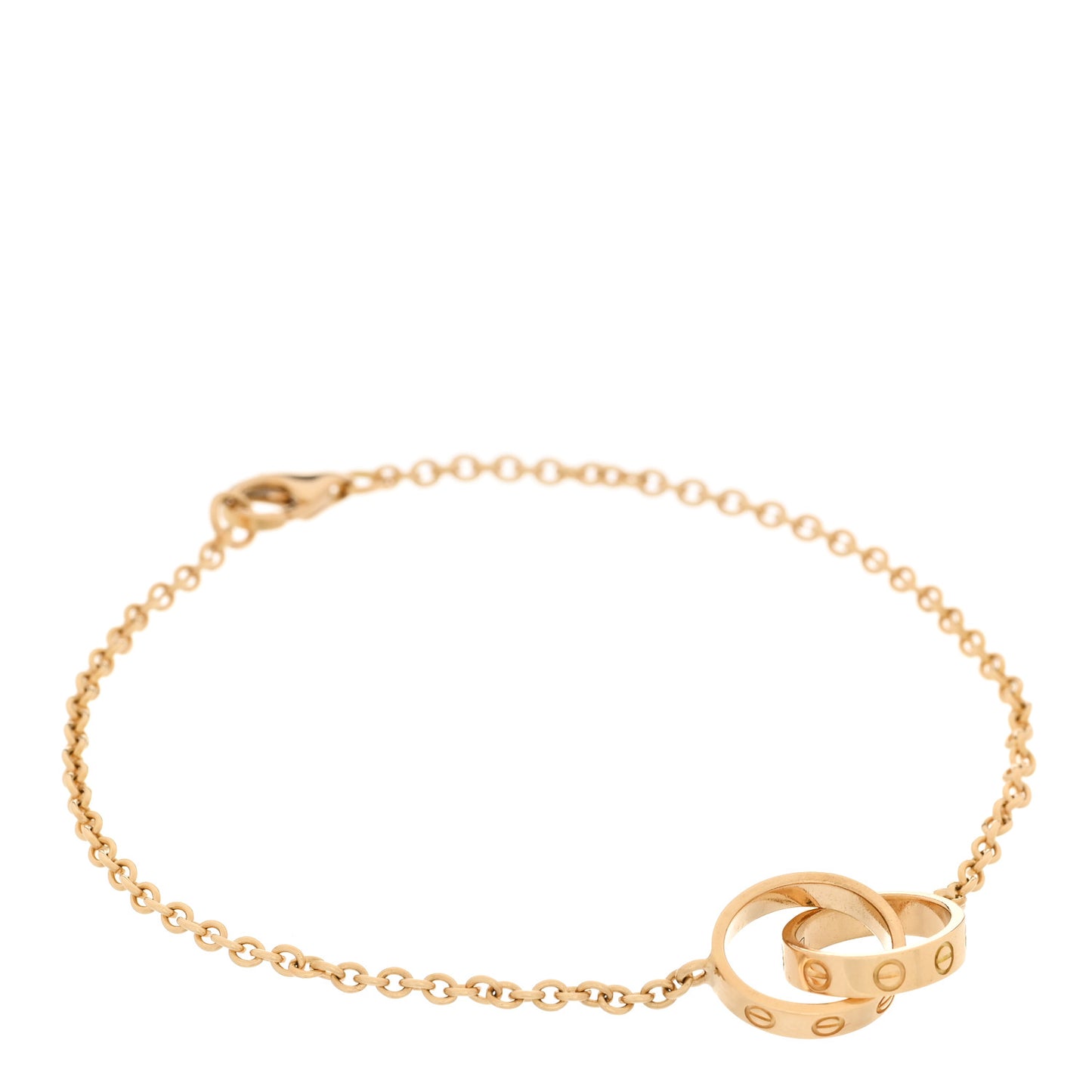 18K Yellow Gold Interlocking LOVE Bracelet