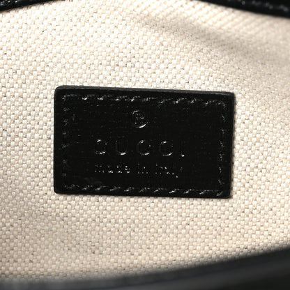 Gucci Demetra Mini Horsebit 1955 Asymmetric Shoulder Bag Black 6 of 10