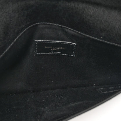 Saint Laurent Grain De Poudre Uptown Pouch Black 5 of 6