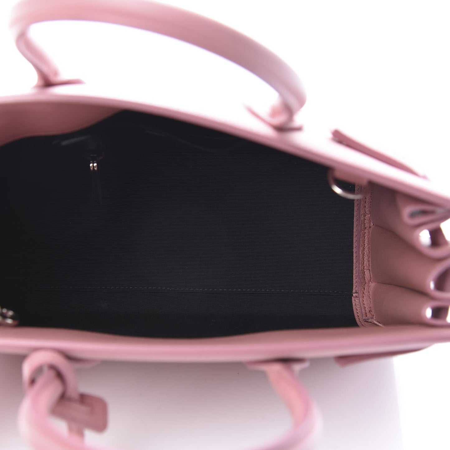 Grained Calfskin Baby Sac De Jour Dark Rose