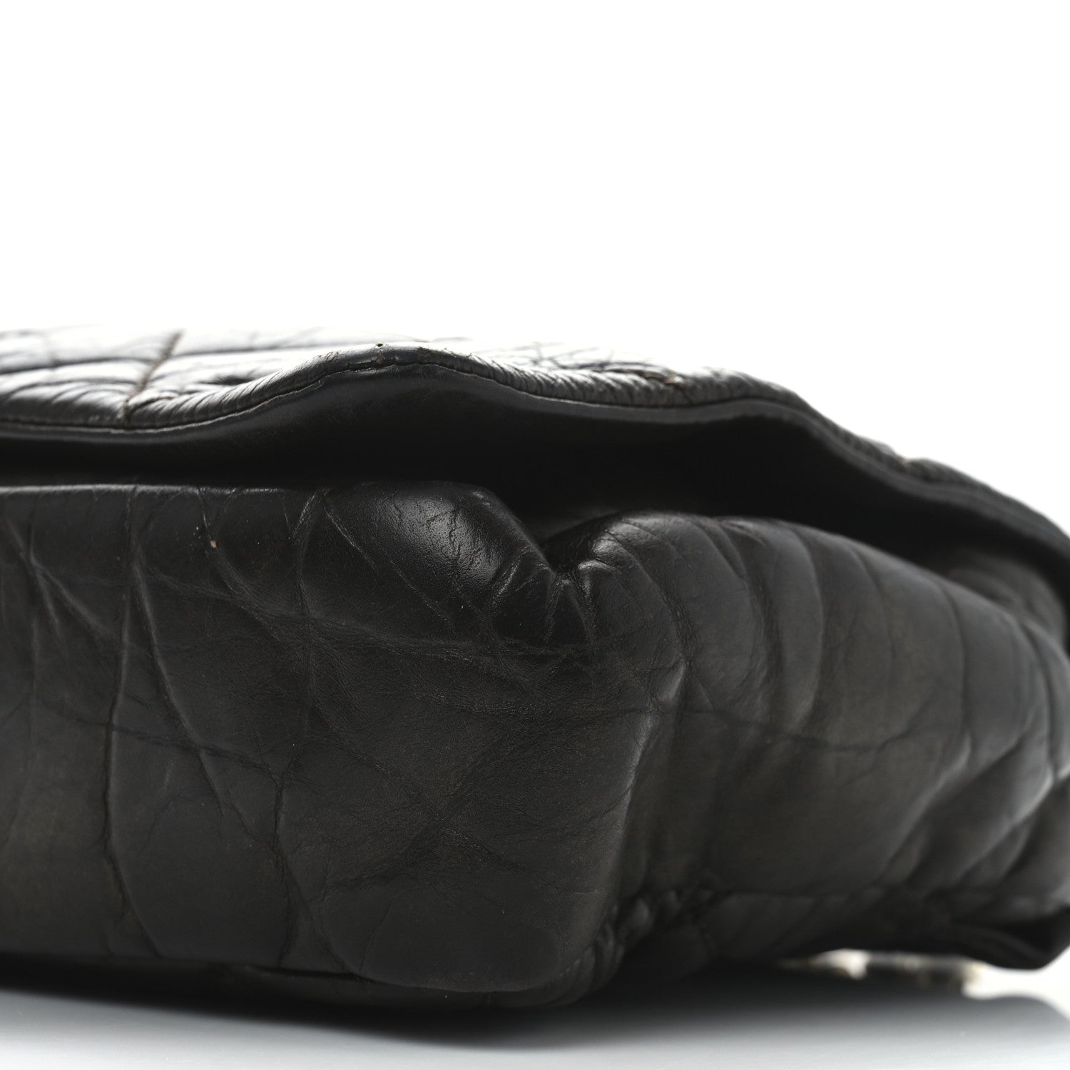 Chanel Aged Calfskin Quilted Medium Pondichery Flap Brown 9 of 10