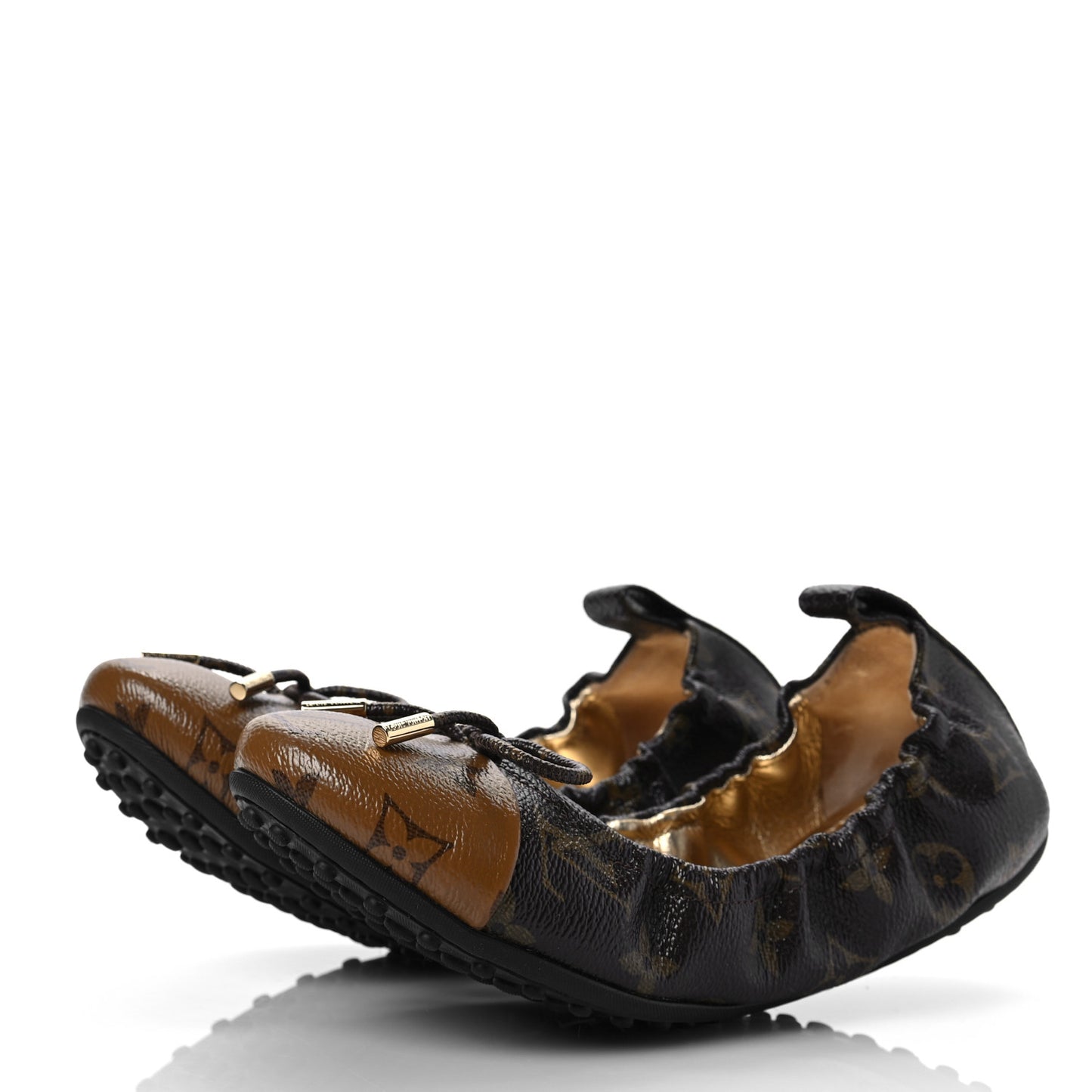 Monogram Flirty Ballerina Flats 37.5 Black
