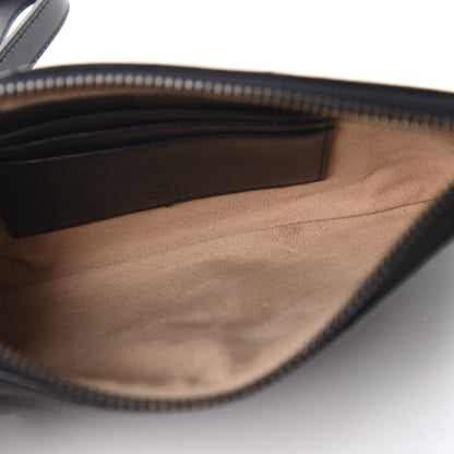 Gucci Calfskin Matelasse GG Marmont Wrist Wallet Black 5 of 6