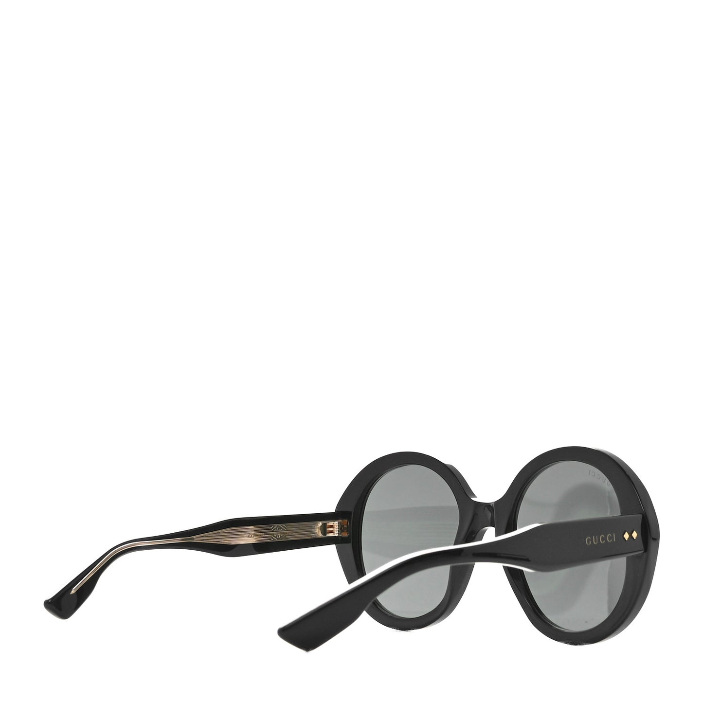 Acetate Round Sunglasses GG1081S Black