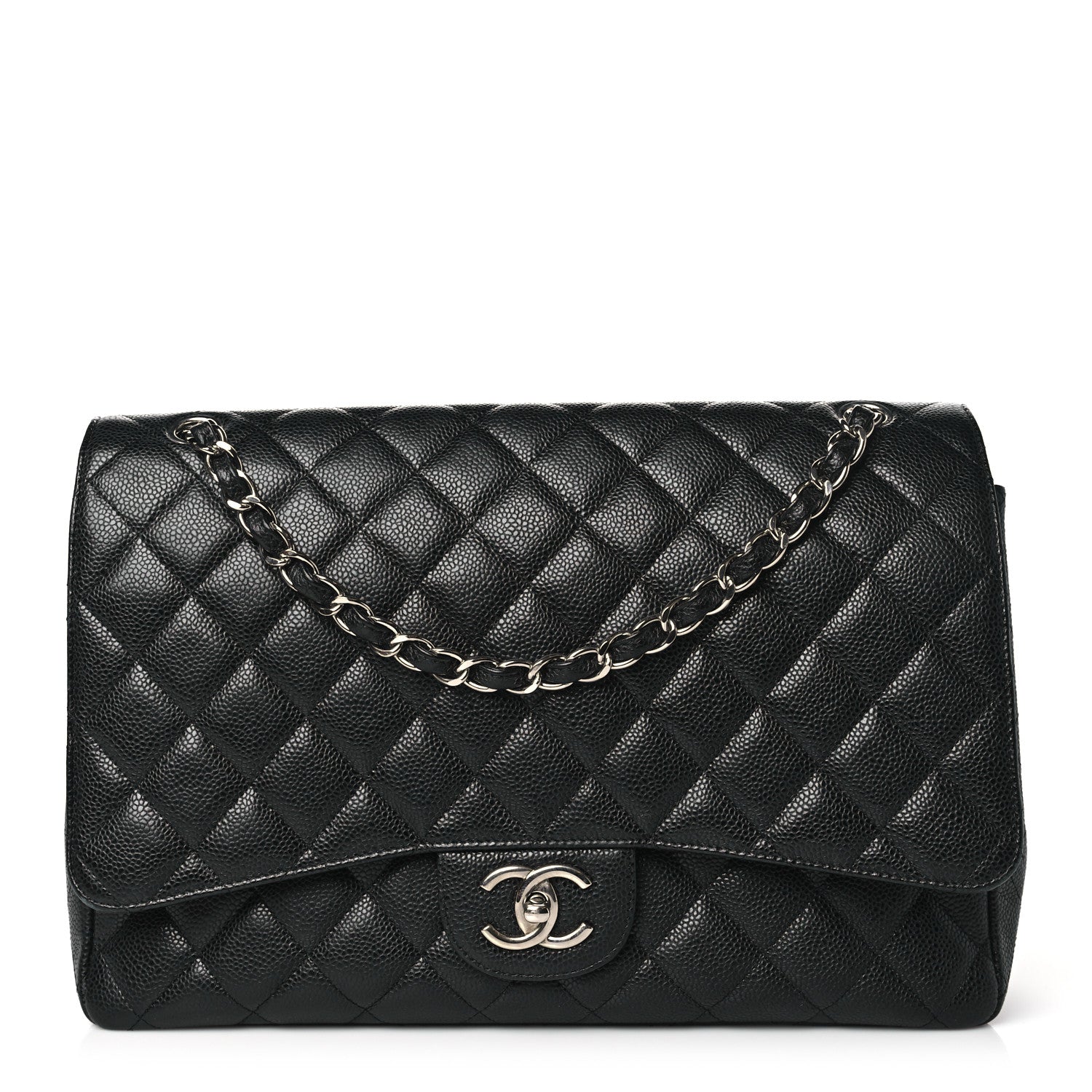 Chanel Caviar Quilted Maxi Double Flap Black 1 of 10