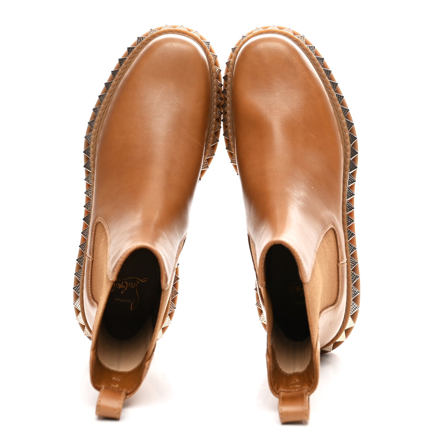 Calfskin Studs Emilia Pyraclou Boots 37.5 Terra