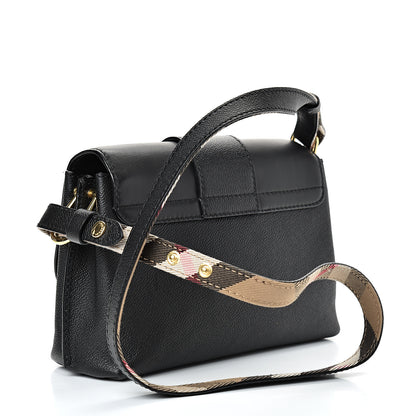 Burberry Soft Grain Calfskin Small Medley Crossbody Black 2 of 10