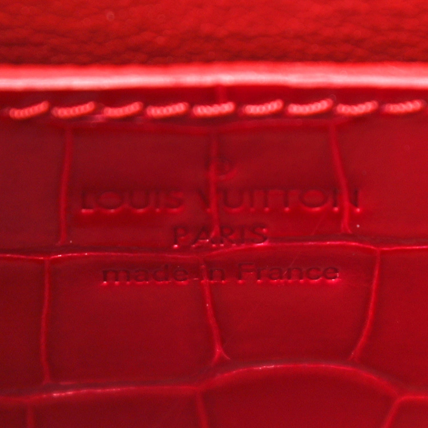 Louis Vuitton Crocodile Twist Shoulder Bag PM Rubis 6 of 10