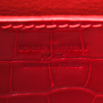 Louis Vuitton Crocodile Twist Shoulder Bag PM Rubis 6 of 10