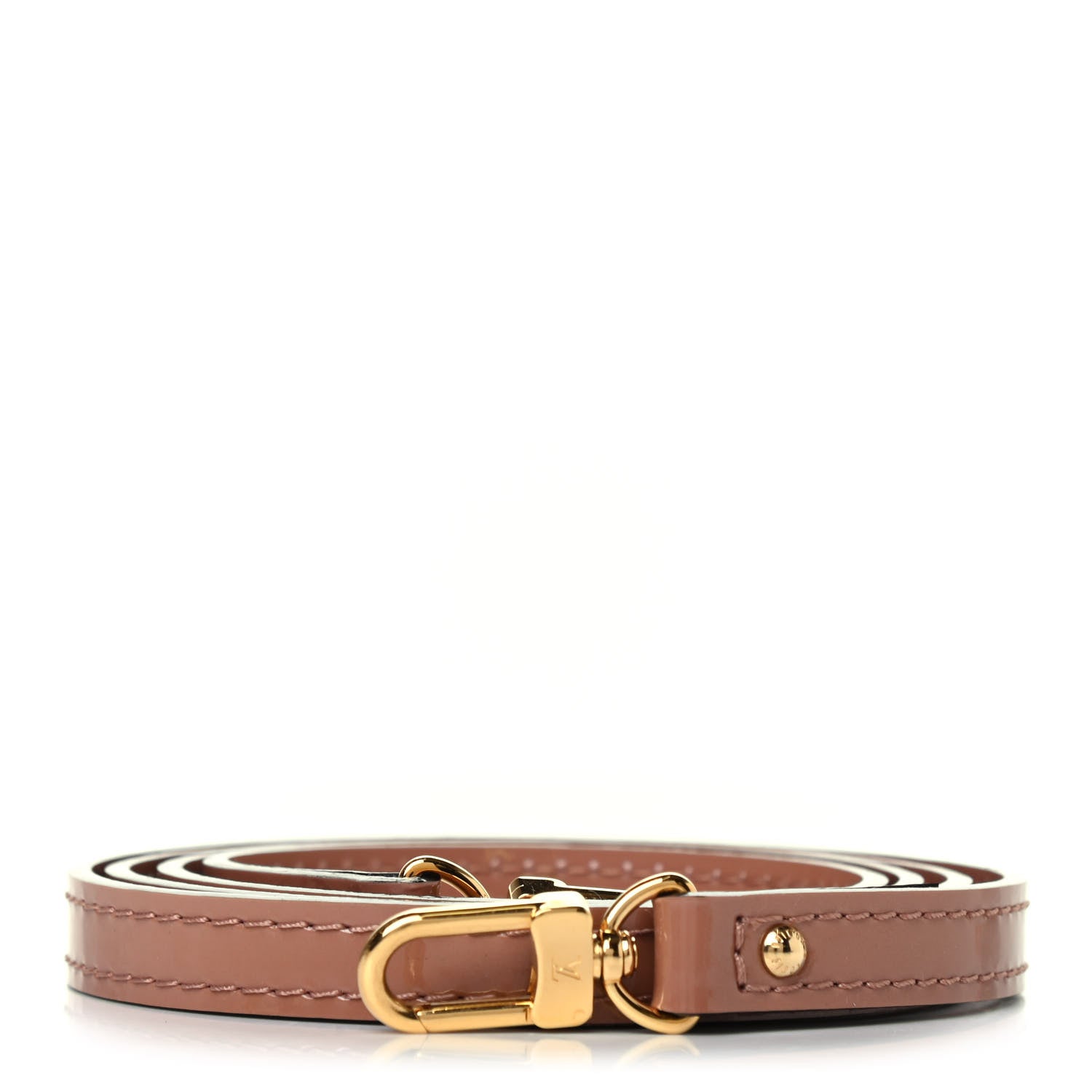 Louis Vuitton Patent 12mm Alma BB Shoulder Strap Rose Velours 1 of 3