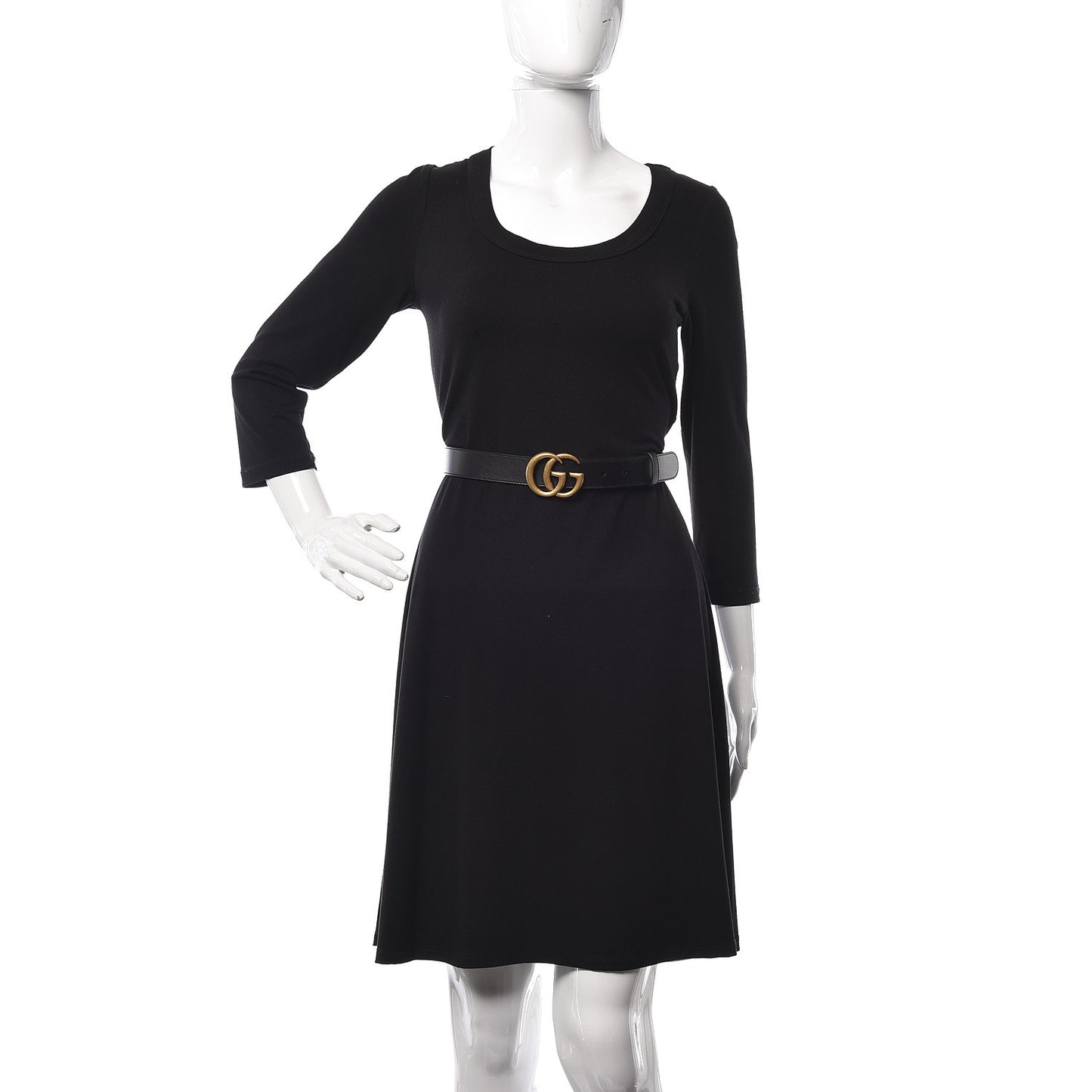 Calfskin Double G 30mm Belt 85 34 Black
