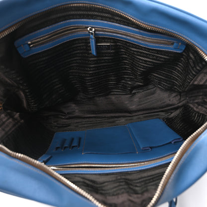 Prada Saffiano Briefcase Cobalto 5 of 10