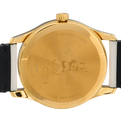 Gucci Stainless Steel Calfskin 38mm G-Timeless Bee Butterfly Hologram Quartz Watch 4 of 5